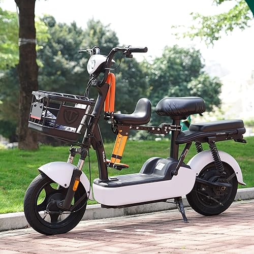 Miniatura 7 de Asiento de bicicleta para niños delantero, plegable montado en la parte delantera para bicicletas de ciudad, bicicletas híbridas de crucero, pedal,