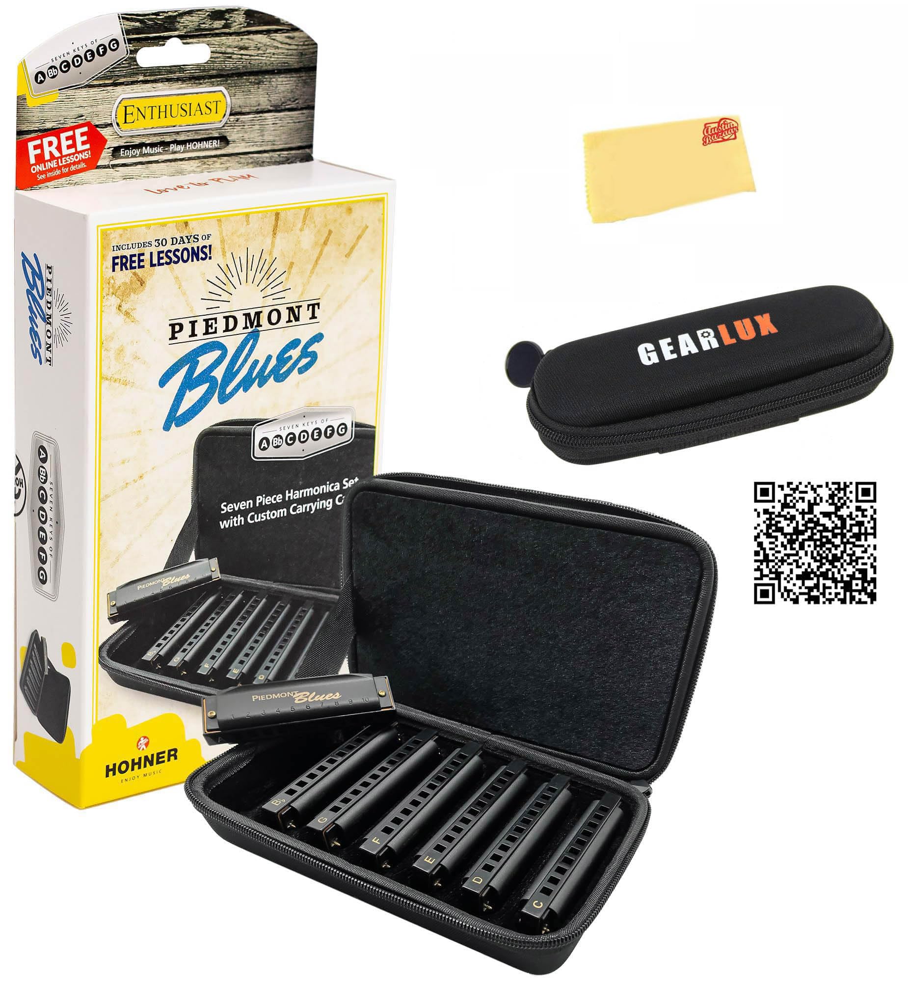 Brunt ブラント Harmony ハーモニー 50 ブラック Amazon.com: Hohner Piedmont Blues Harmonica 7 Pack - Keys of G, A