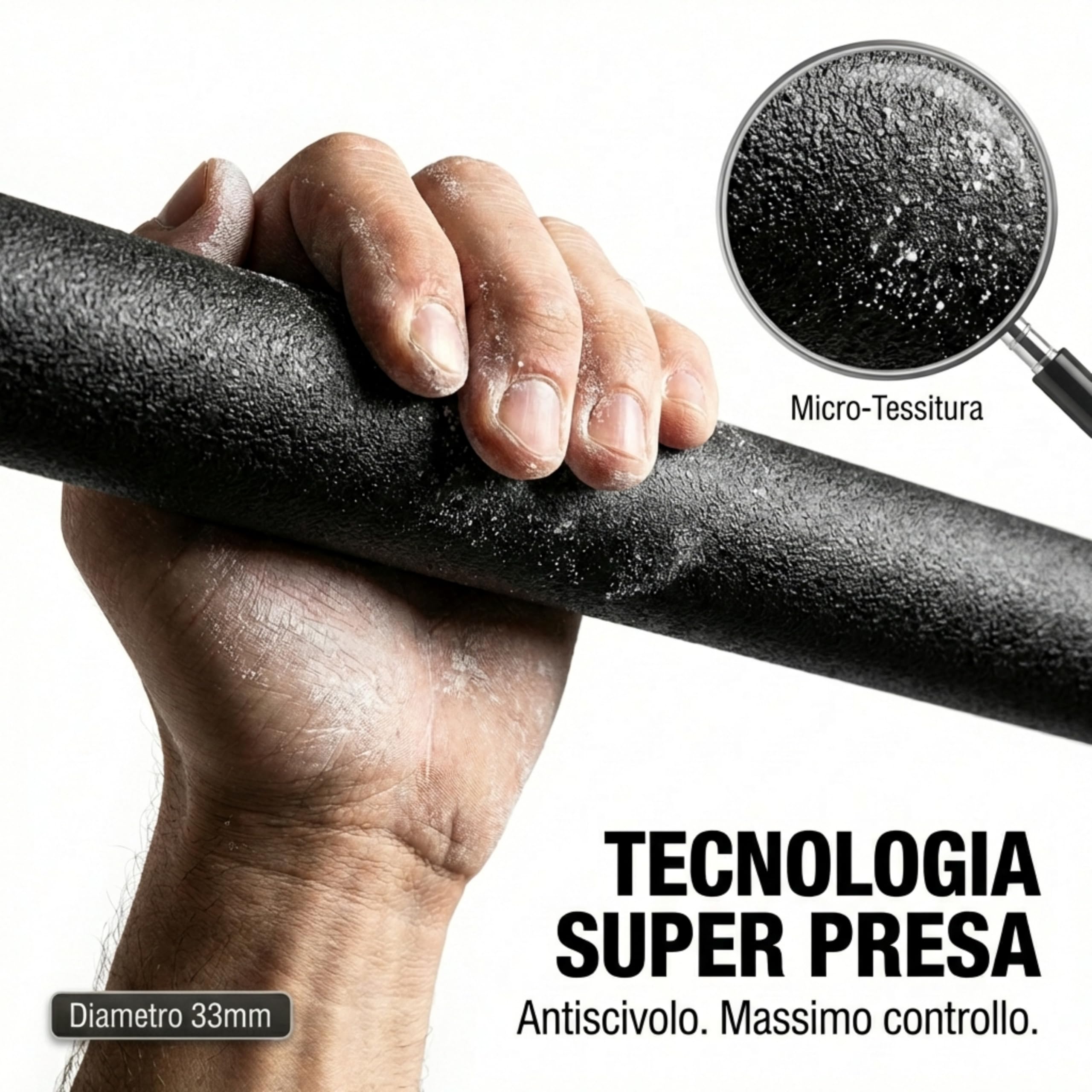 Cipriani sport - Barra Trazioni a Muro Gym Wall Bars -Kit di Fissaggio incluso | Professionale per Muscle Up, Pull Up - per Calisthenics, Bodybuilding - Robusta e Sicura