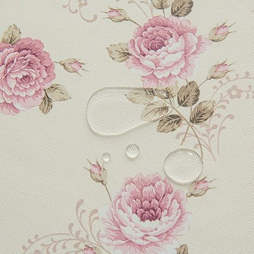 Miniatura 5 de Mantel rectangular con estampado floral, 52 x 70 pulgadas, resistente a las manchas e impermeable, para cocina, comedor, interior y exterior,