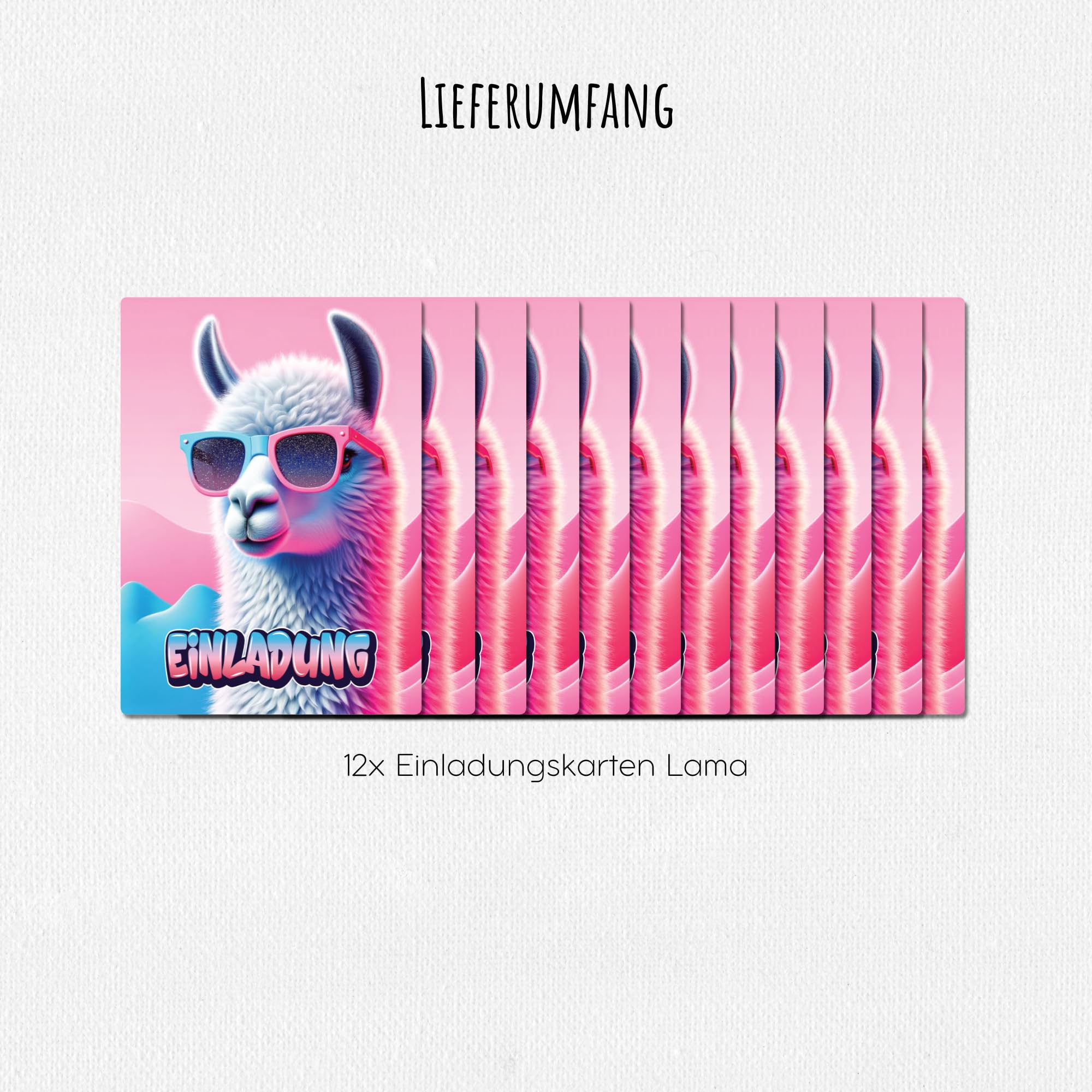 12 Einladungskarten Kindergeburtstag - Husky Motiv Mit UV-Lack (DIN A6)