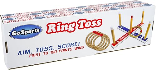 Miniatura 6 de GoSports Juego de lanzamiento de anillos de madera prémium para niños y adultos, clásico o Disney