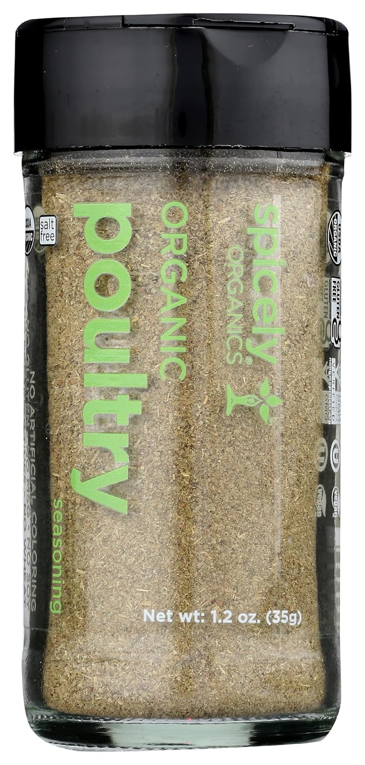 Spicely Organics, Organic Poultry Seasoning, USDA Organic