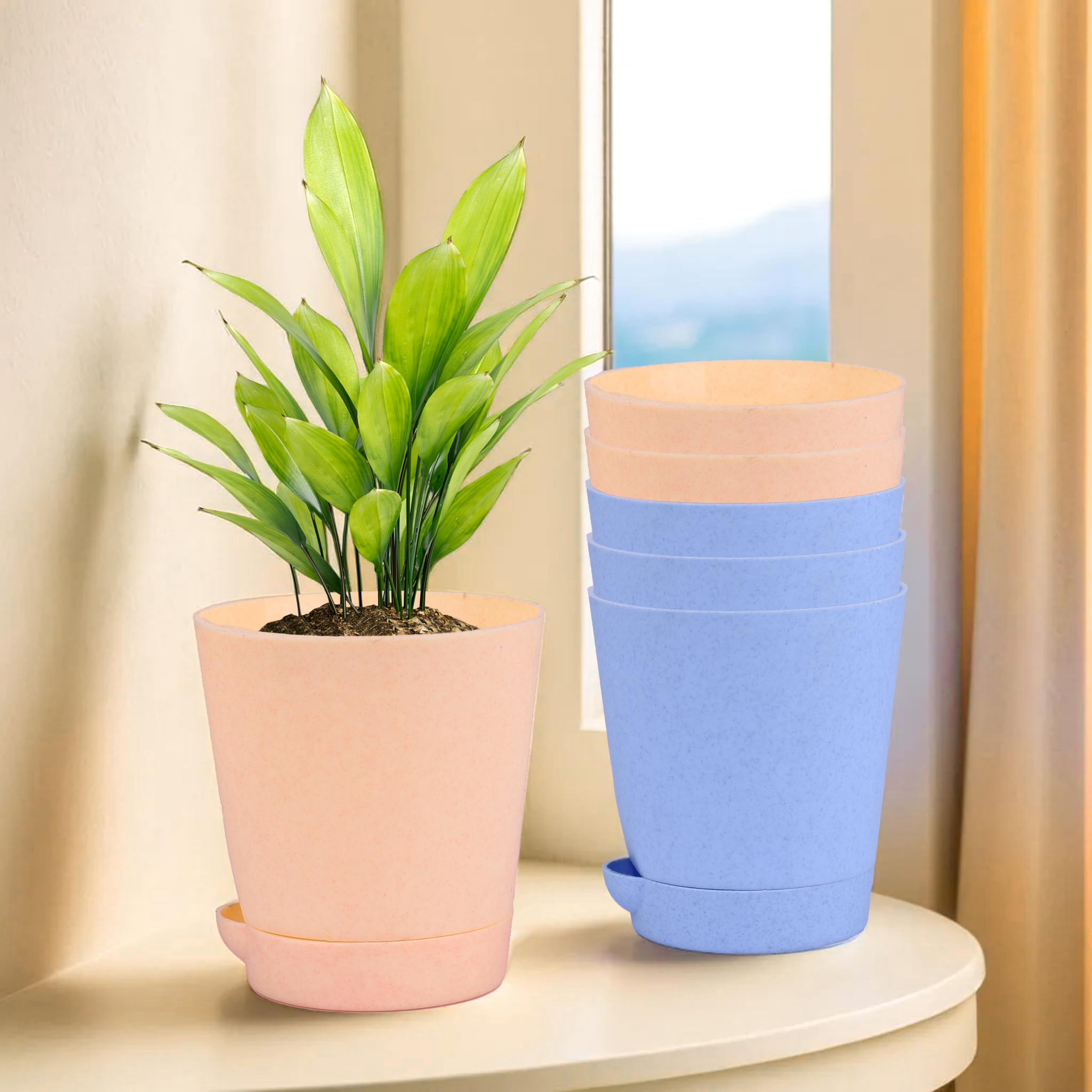Kuber Industries Flower Pots - 12 Pack -10