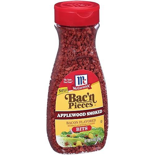 McCormick Trocitos de tocino ahumado imitación Applewood, 4.4 oz (paquete de 6)