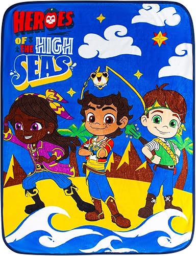 Miniatura 5 de Franco Ropa de cama para niños, manta súper suave de micro raschel, 46 x 60 pulgadas, Santiago de los Mares