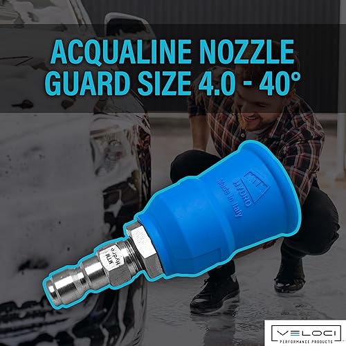 Miniatura 2 de MTM Hydro Acqualine - Protector de puntas de protección de boquilla para lavadora a presión con enchufe de acoplamiento rápido de 1/4 pulgadas, 40
