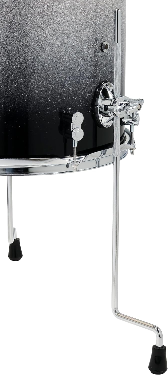 PDP Concept Maple 3-Piece Rock Shell Pack, Silver/Black Fade