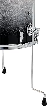 PDP Concept Maple 4-Piece Fusion Shell Pack, Silver/Black Fade