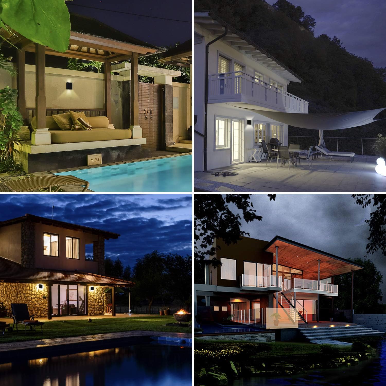 Uр Tо 40% оƒƒ Inowel Wall Light Outdoor LED Wall Mount Lamp Modern Wall Sconce Lighting Up&Down Lantern Fixture Grey Aluminum Lights for Porch Front Door Garden Yard Patio IP54 Waterproof 6W 360Lm 3000K