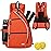 Sucipi Pickleball Bag - Men\'s -Women\'s Pickleball Backpack, Adjustable Sling Bag w/Fence Hook/Large Capacity/Safety Pocket-Orange