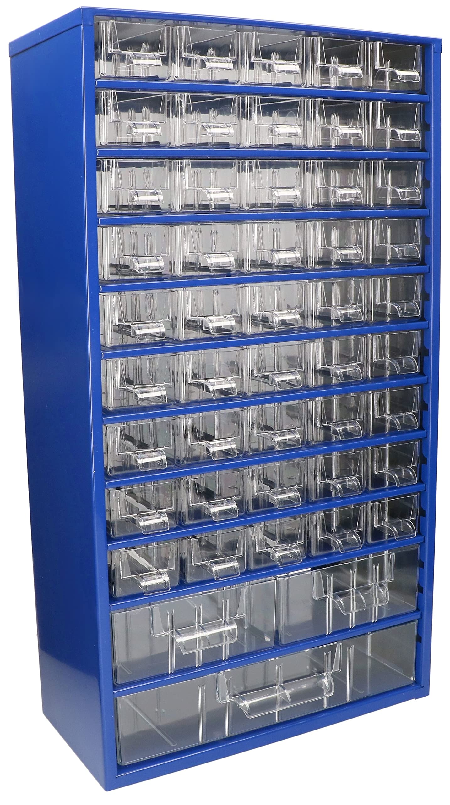 KOTARBAU® Caja de Almacenamiento, Organizador de Taller, 306 x 551 x 150 mm, Organizador de Piezas pequeñas, Metal, 48 cajones/compartimientos, Caja de clasificación, Caja de Herramientas, Tornillos