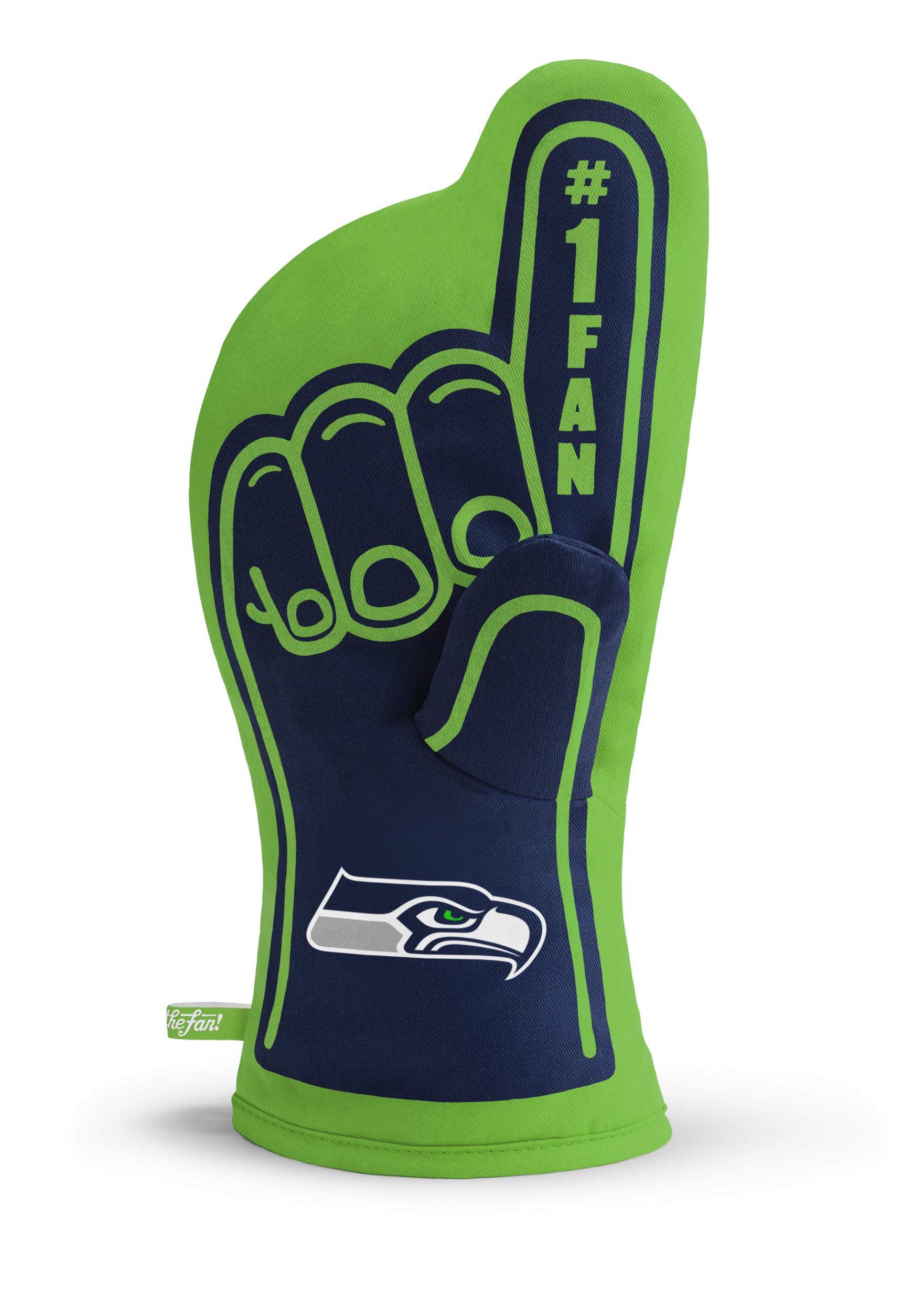 NFL Seattle Seahawks NFL Seattle SeahawksNFL #1 Oven Mitt, Blue, Dimensions: 13.25" x 6.5" โ image 1