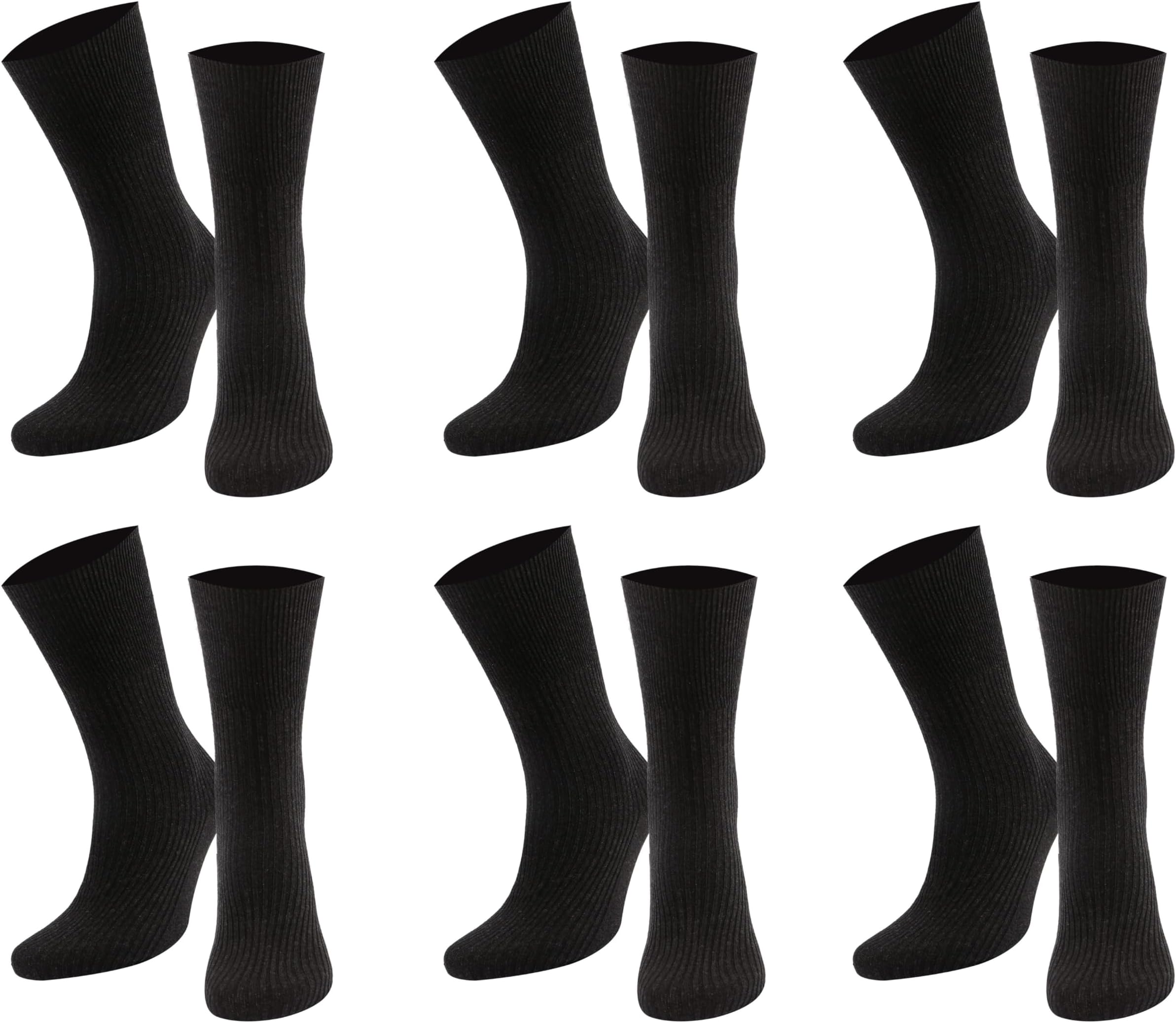 Diabetic socks for men - Ideal socks for swollen legs, diabetic socks made from 100% cotton. Stretchy gentle grip socks