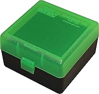 Vista 9 de MTM, caja para 100 municiones de fusil 17, 204, 223, 5.56 x 45, 6 x 47, Azul Claro