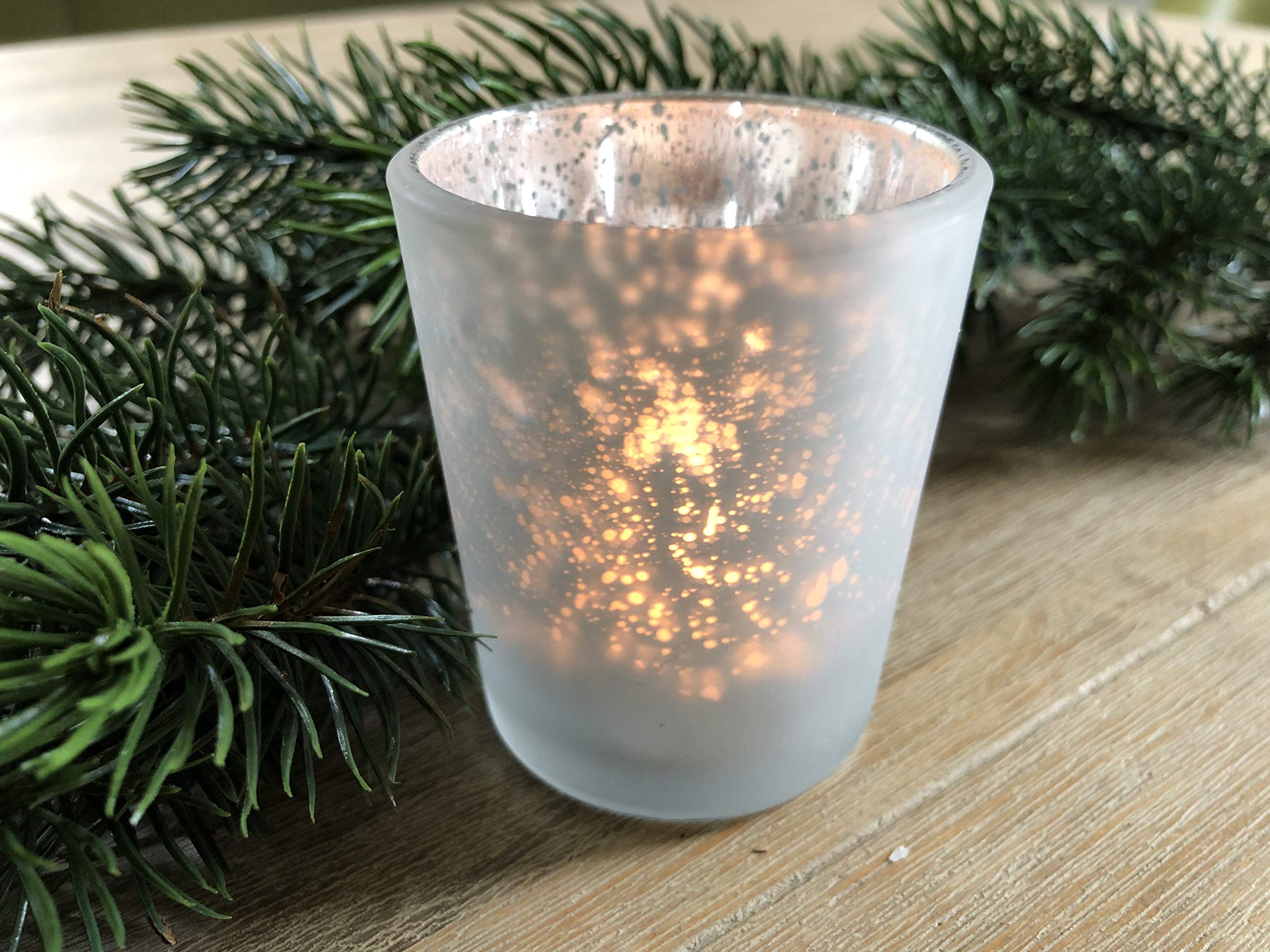 Annastore 24 x Tannenzweige künstlich L 23 cm mit 4 Trieben Tannendeko Weihnachtsdeko Tannenwedel