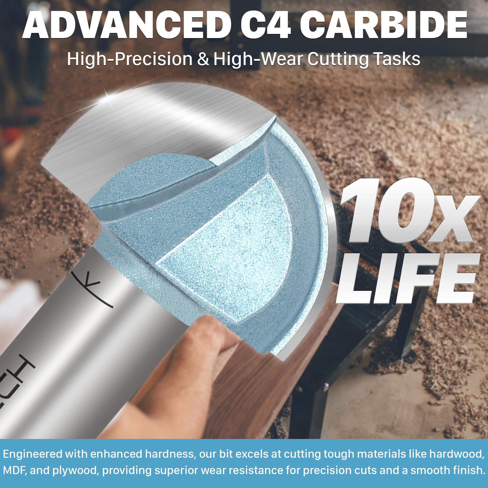 Snapklik.com : Core Box Router Bit, 1/2