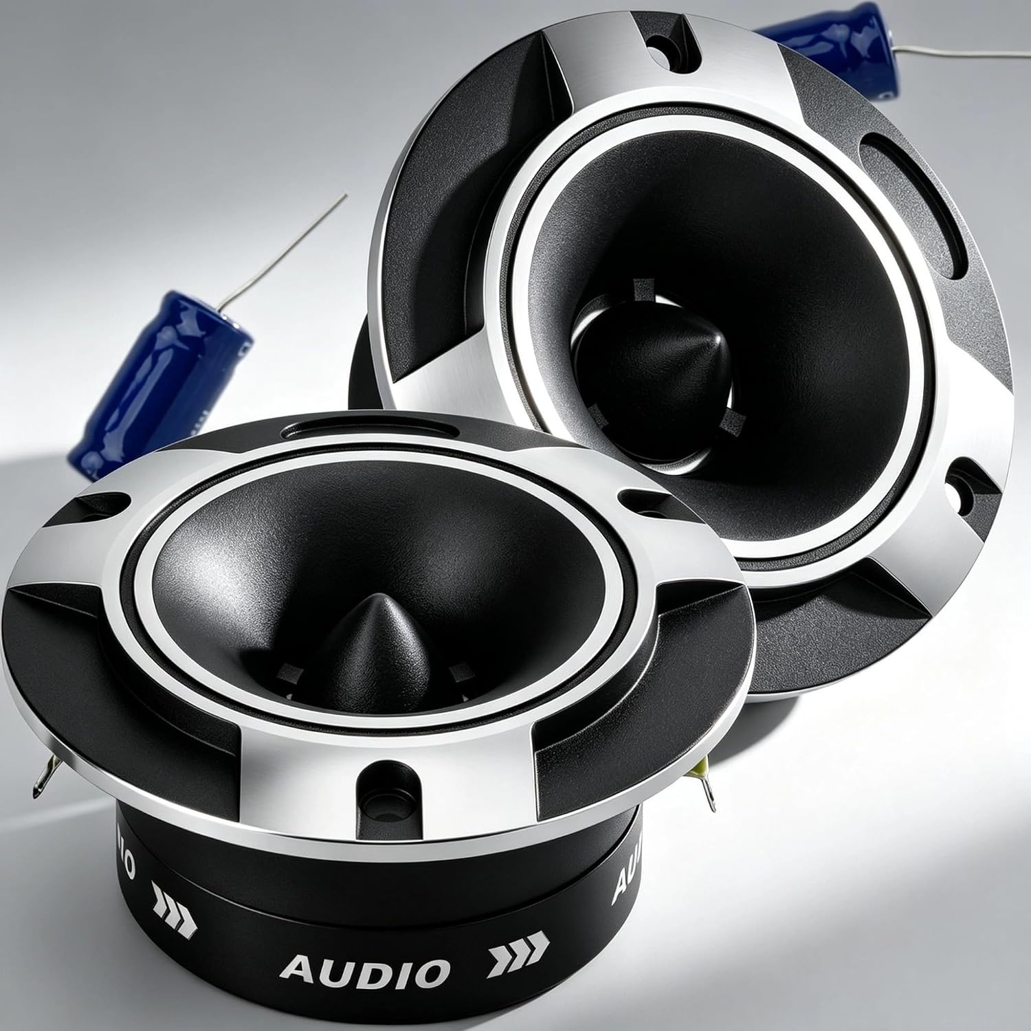 3.8 Inch Titanium Bullet Tweeters 600W 4 Ohm Car Audio Tweeters