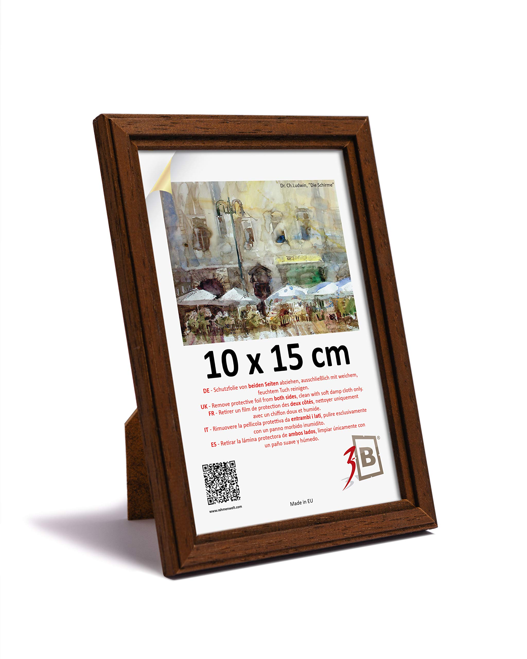 Cadre photo bois BARI RUSTIQUE 10x15 protégez vos souvenirs avec élégance