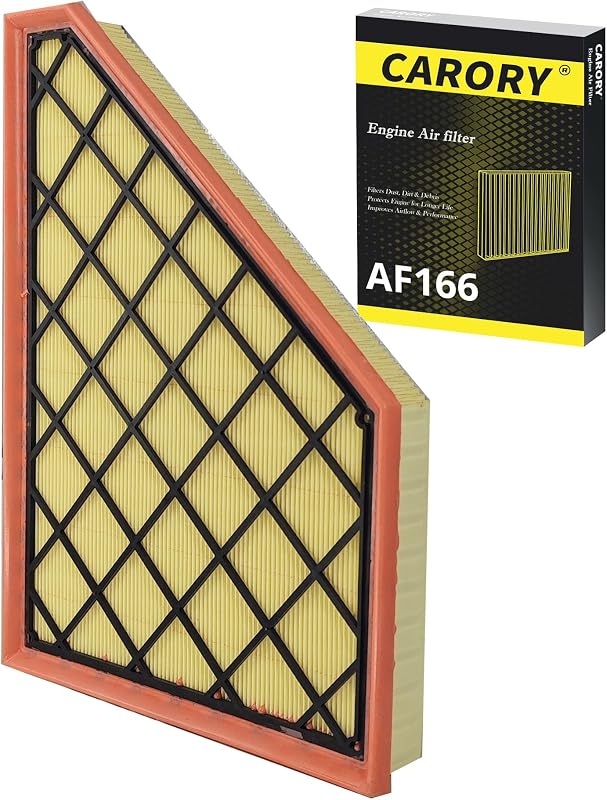 CARORY AF166 Engine Air Filter for Cadillac: XT5 (2017–2026), XT6 (2020–2025); Buick Enclave (2018-2026); GMC Acadia (2017–2026), Chevy Traverse, OE# A3212C, CA12166