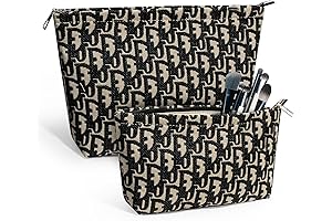 Black and White Designer Toiletry Bag