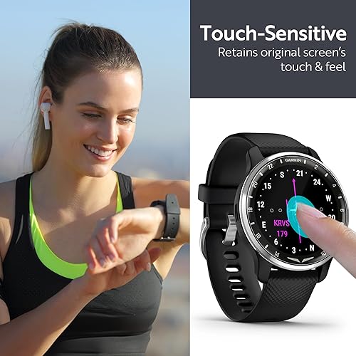 Miniatura 68 de ArmorSuit Paquete de 6 protectores de pantalla para Garmin Forerunner 265 (1.812 pulgadas) MilitaryShield HD Clear Film – Fabricado en Estados