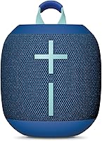 Ultimate Ears Wonderboom 4 Bluetooth Speaker: Waterproof IP67, Dustproof Floating, 360° Big Bass Sound, 14Hr Battery, 131ft Range - Blue