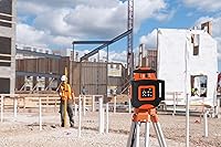 Vista 5 de Johnson Level & Tool 40-6541 - Sistema láser giratorio de doble pendiente de alta precisión, rojo, 1 kit