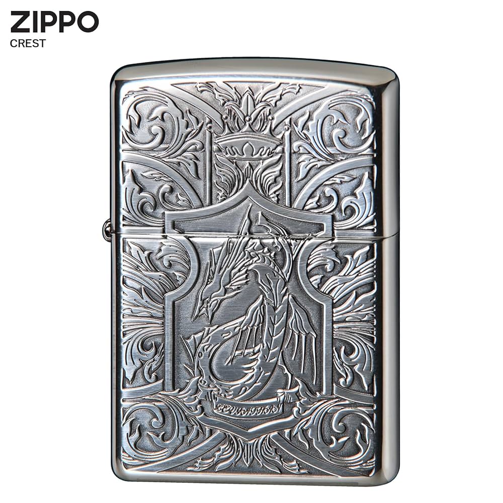 Amazon.co.jp: ジッポー(Zippo) ライター 防風 真鍮製 CREST