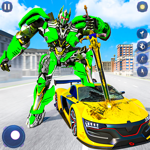 Echtes Robot Fighting City Battle Car Transform-Actionspiel