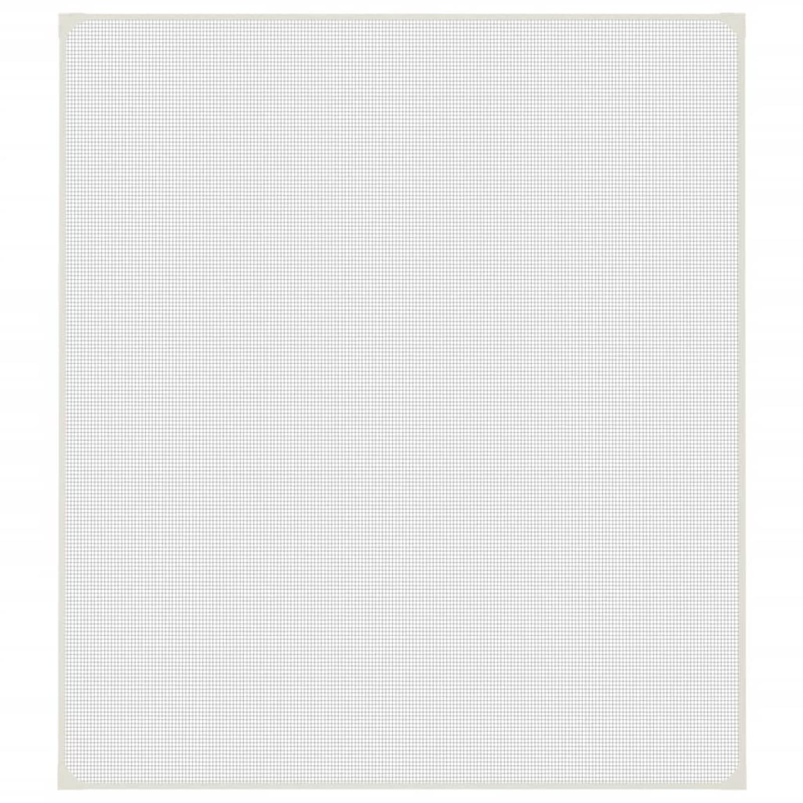 ZEYUAN Magnet-Insektenschutz für Fenster, Fliegengitter Fenster, Fliegenschutz Fenster, Pollenschutzgitter Fenster, Insektengitter Fenster, Insektennetz, Fensternetz, Weiß 130x150 cm