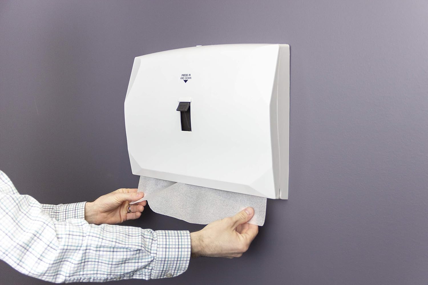 HEALTH GARDS LEVER ACTION TOILET SEAT COVER DISPENSER