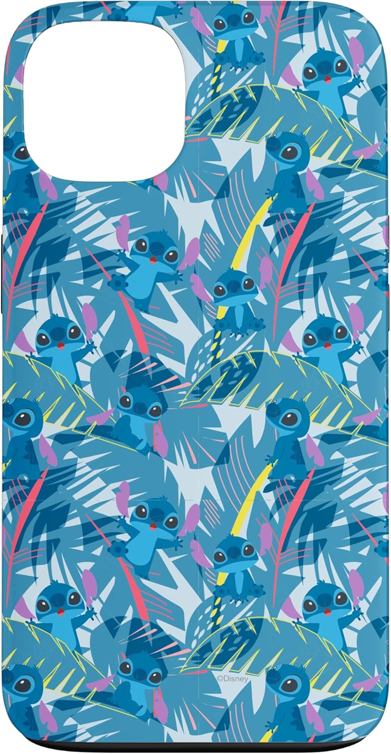 Disney Lilo and Stitch 90s Tropical Print Case for iPhone 11