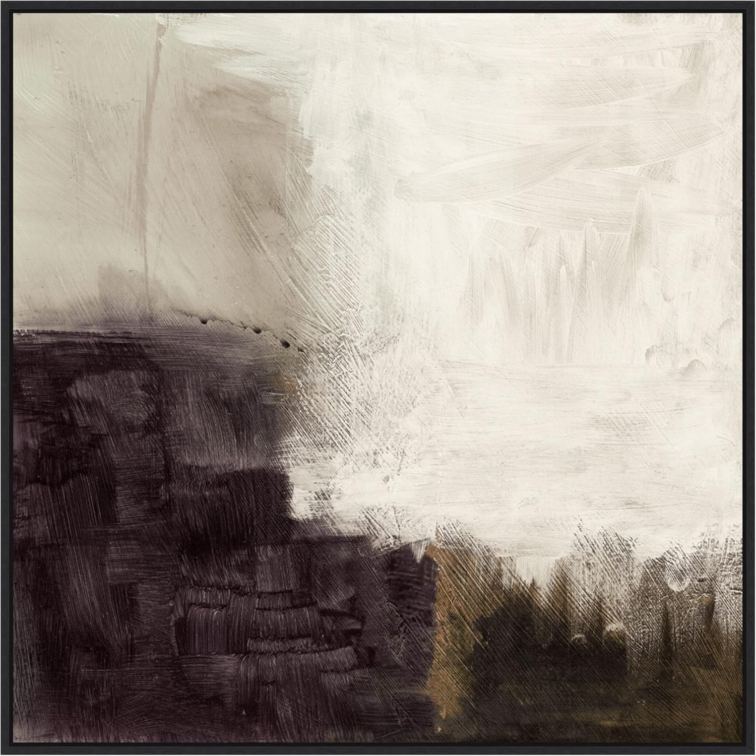 Amanti Art Framed Canvas Wall Art 30x30 Geyser by Wild Apple Portfolio, Framed Wall Art Canvas, Abstract Artwork, Modern Decor, Large Poster Painting for Living Room, Bedroom, Bathroom, Kitchen,