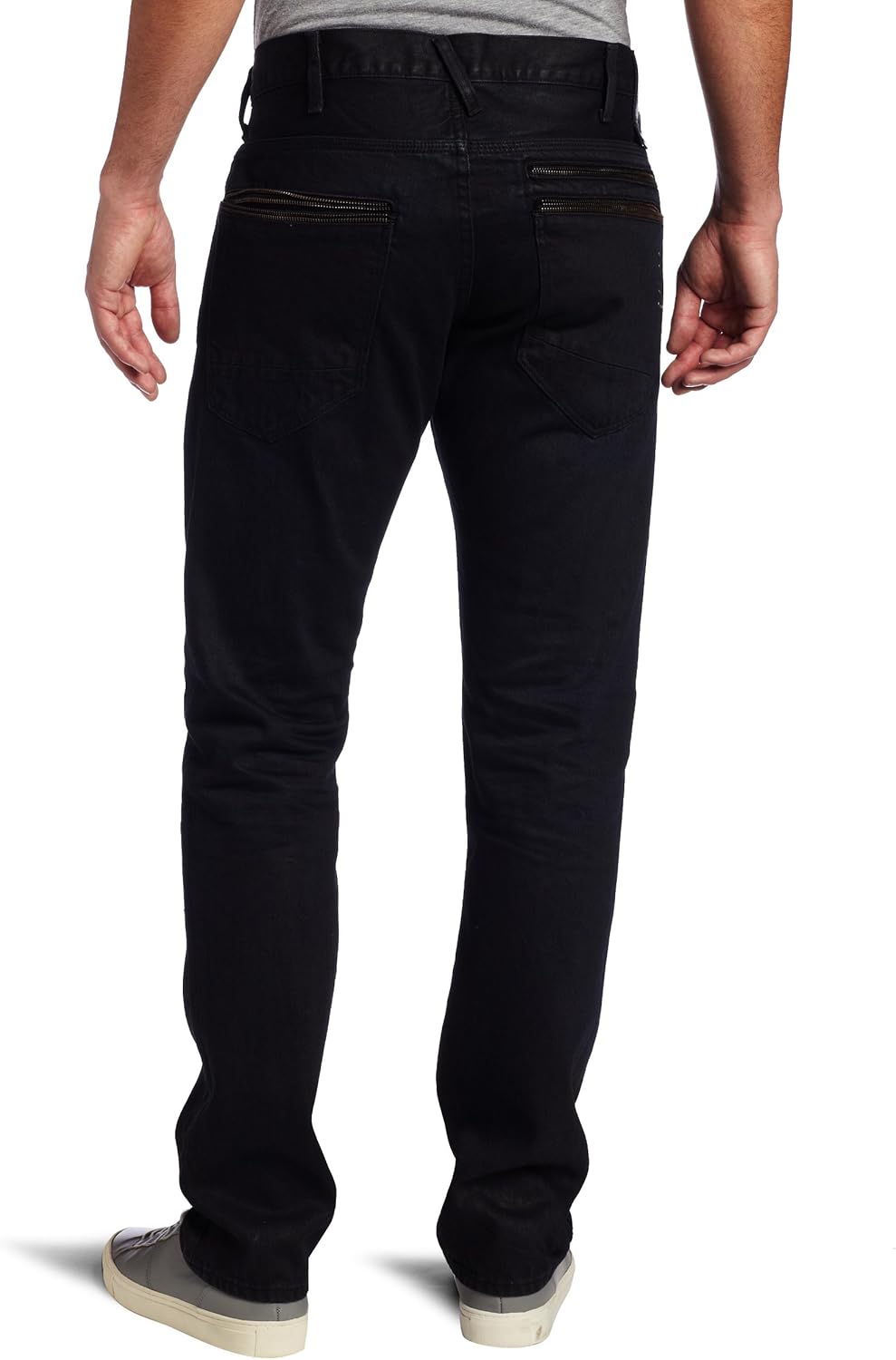 J.C. Rags Men's Coated Rocker Slim Jean