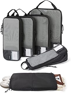 Bagsmart 6 Set Compression Packing Cubes for Travel