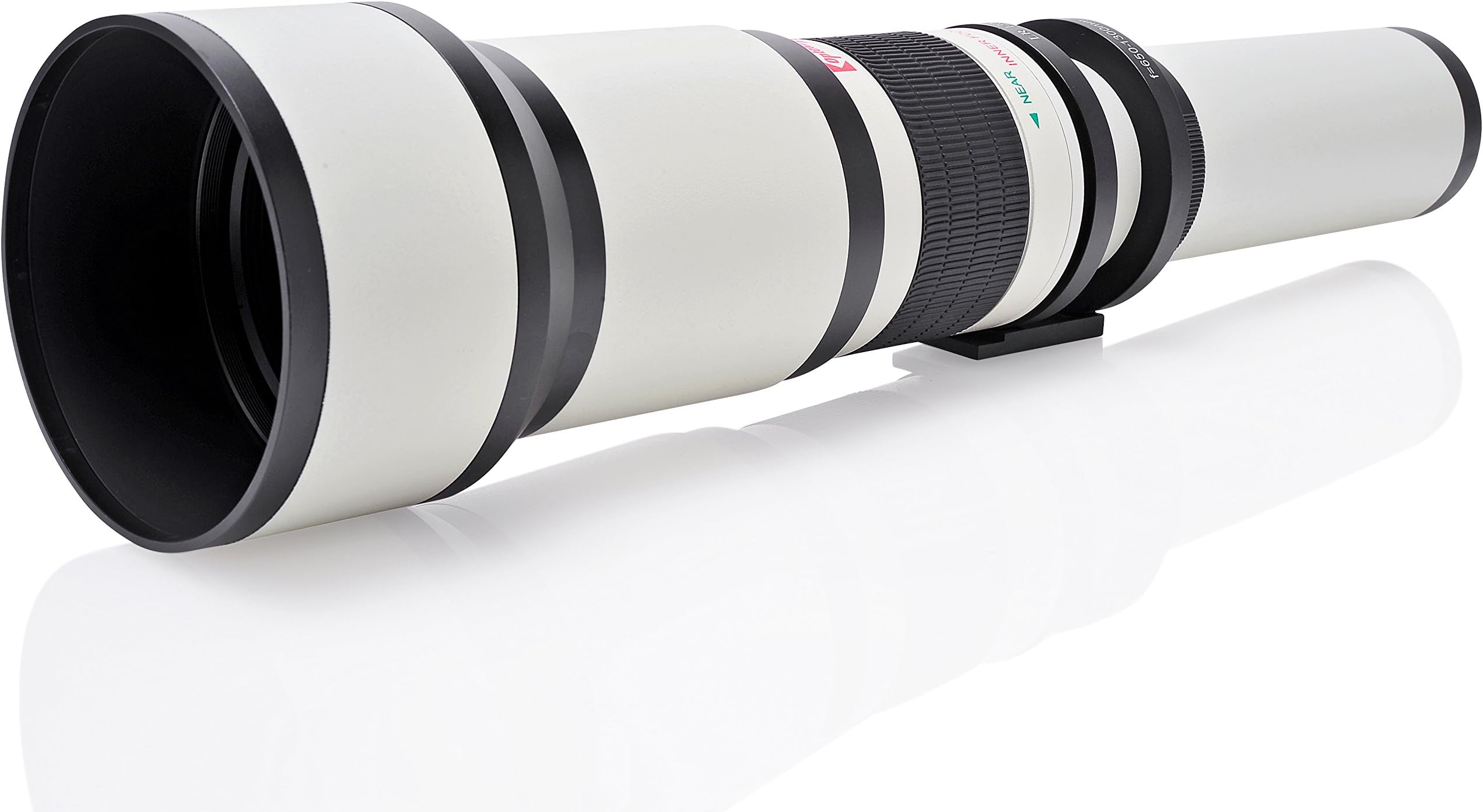 Opteka 650-1300mm (with 2X- 1300-2600mm) Telephoto Zoom Lens for Nikon D5, D4, D850, D810, D800, D750, D610, D600, D7500, D7200, D7100, D5600, D5500, D5300, D5200, D3400 and D3300 Digital SLR Cameras