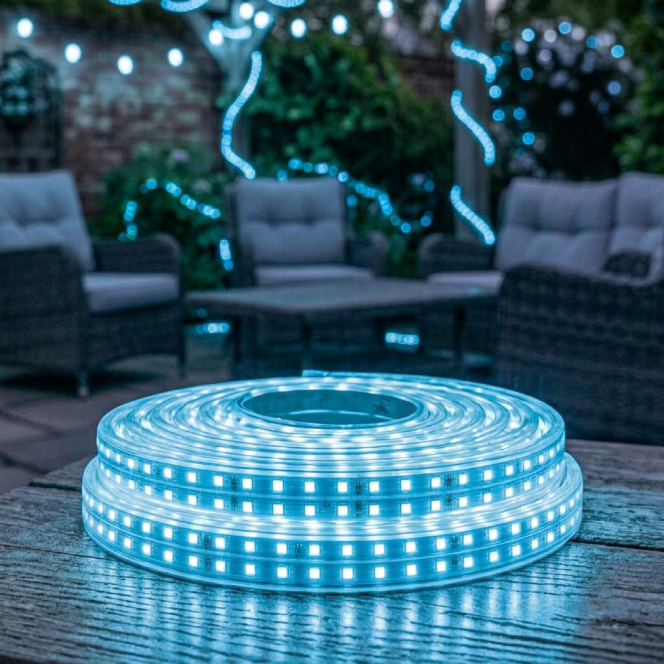 Forus LED Rope Light - Warm White, Waterproof Decor -28