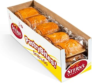 Stern’s Bakery Cinnamon Danish | 3 Oz Breakfast Danish Pastries | Vending Machine Snacks | 18 Individually Wrapped Pastries | Lunchbox Snacks | Dairy Free & Nut Free Snack | Kosher