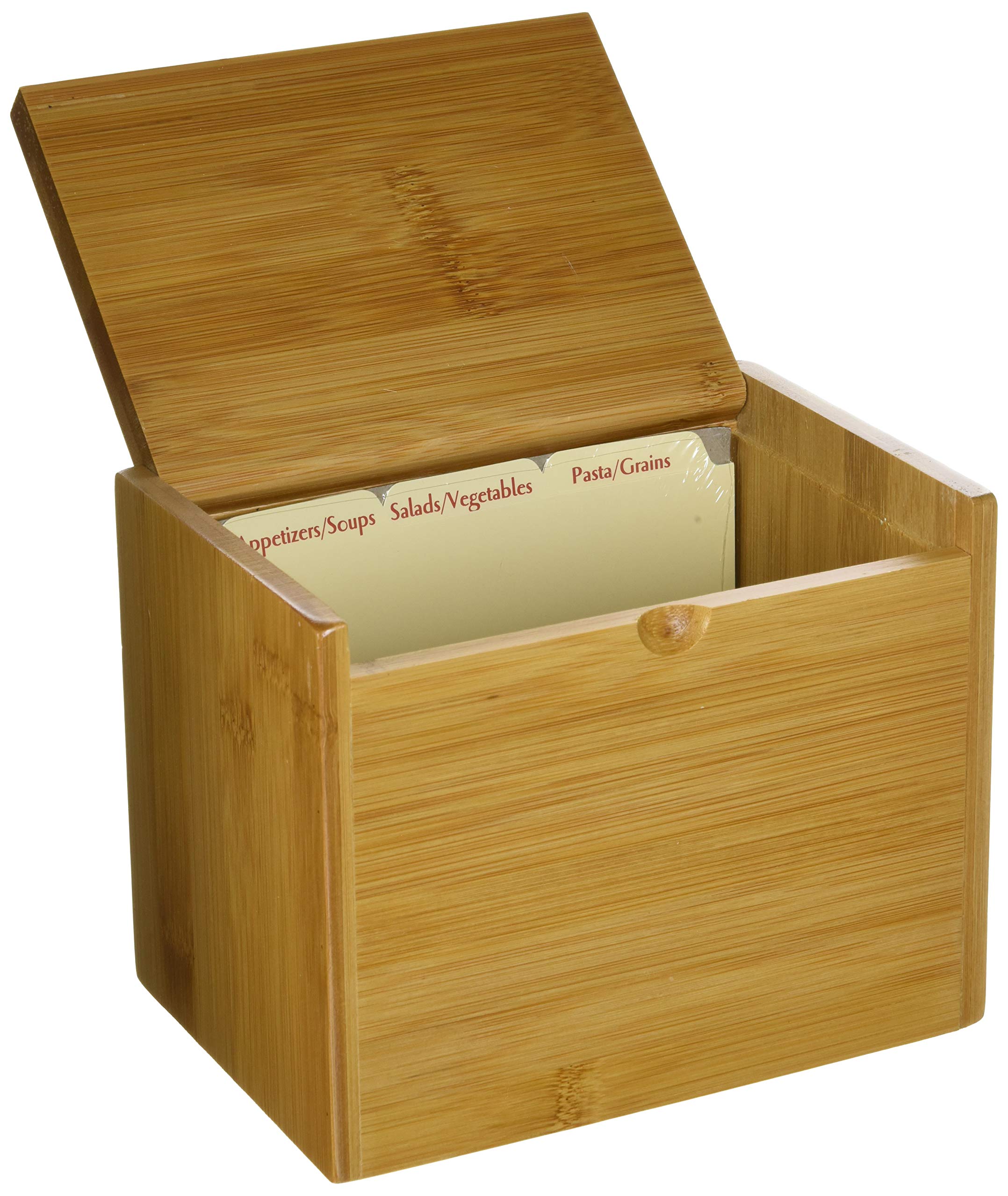 Meadowsweet KitchensBamboo Recipe Card Box