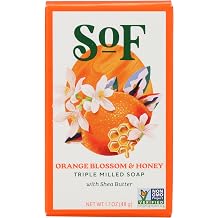 South of France Travel Bar Soap, Orange Blossom Honey, 1.5 Ounce