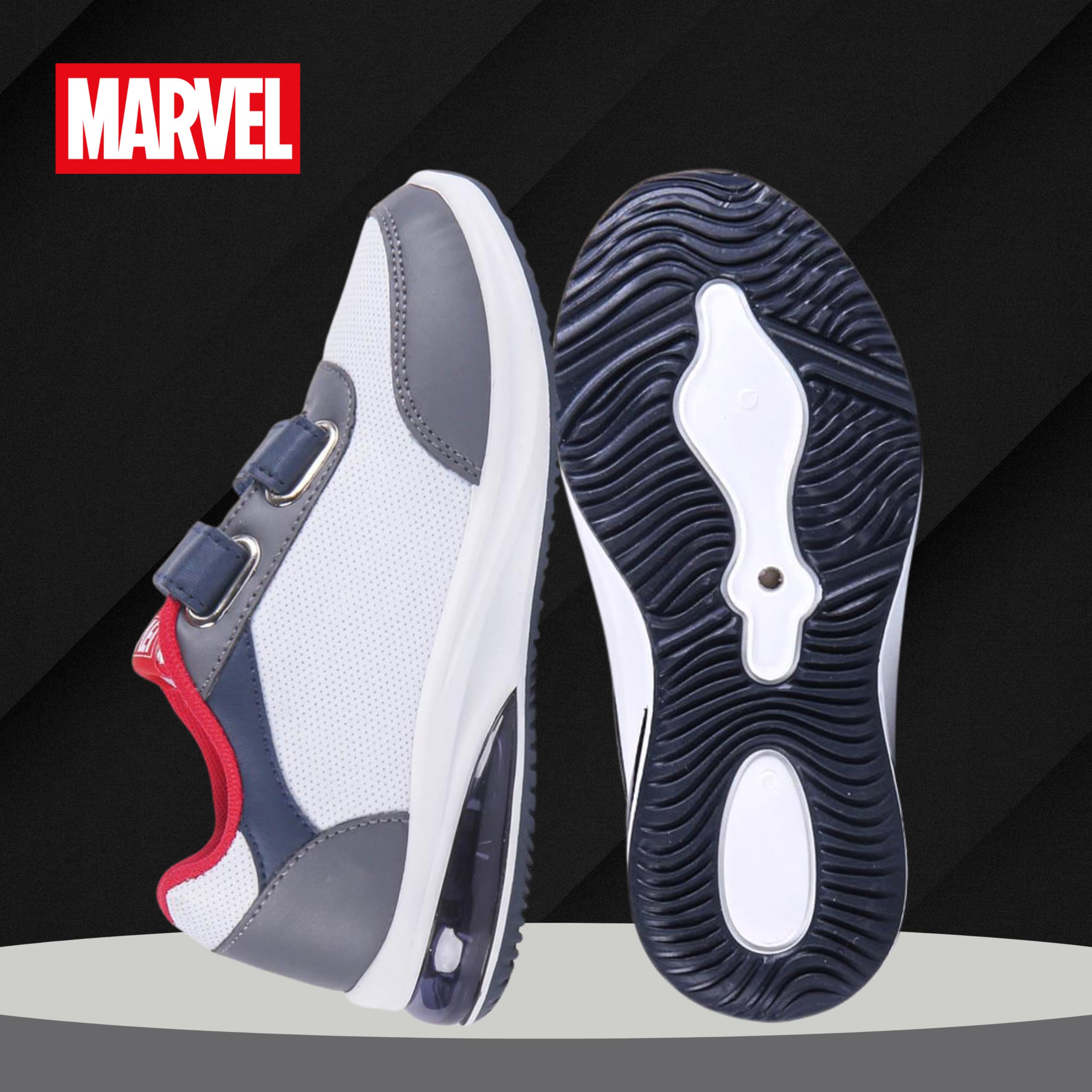 Marvel Avengers Scarpe per Ragazzi, Scarpe Sportive per Bambino, Scarpe Sportive Luminose per Ragazzo, Taglie EU 25 a 32