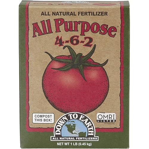 Down to Earth Organic All Purpose Fertilizer Mix 4-6-2, 1 lb