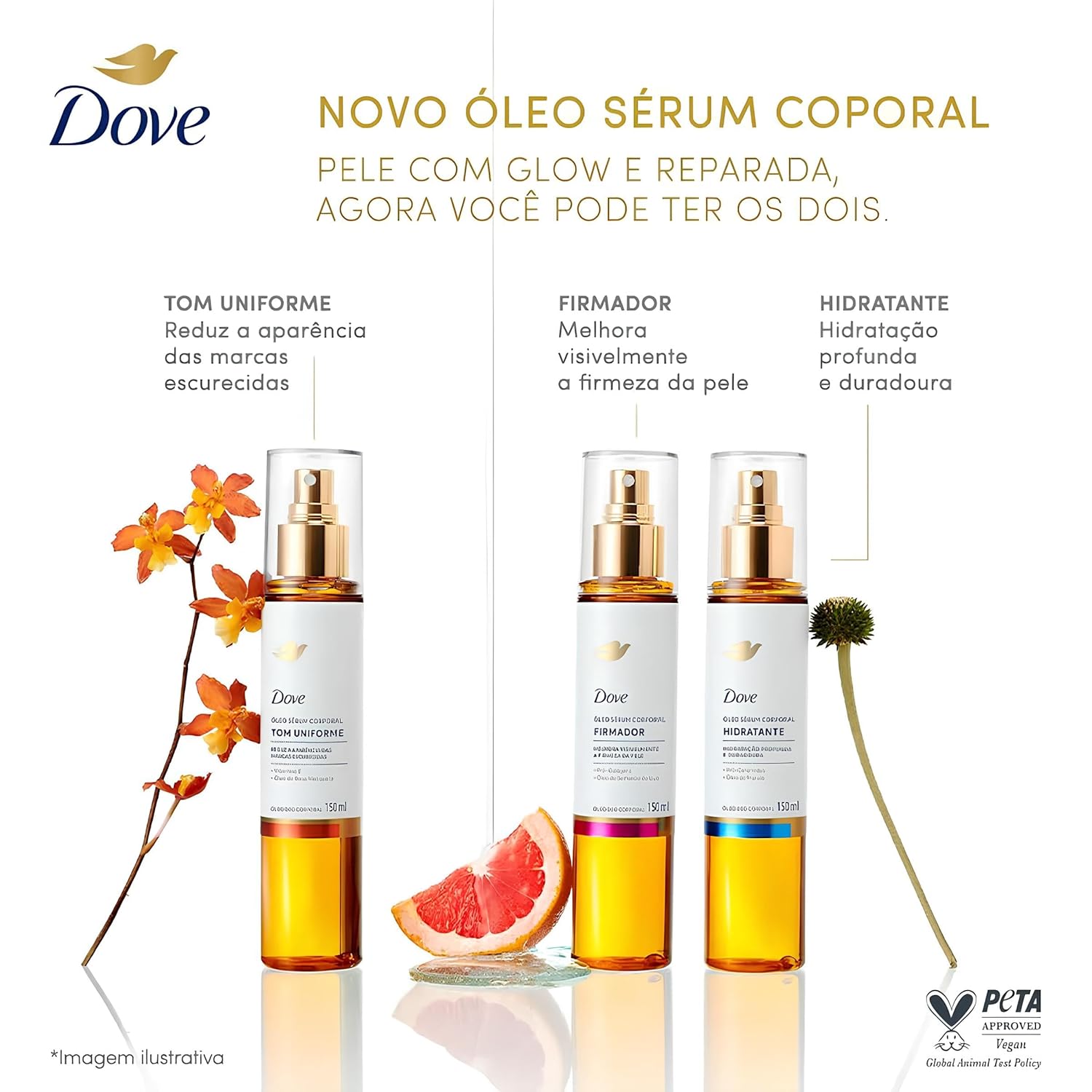 Kit Dove Deo Óleo Sérum Corporal Spray Firmador + Hidratante + Tom Uniforme em promoção! Veja a oferta e mais achadinhos de Hidratantes 2 Hoje é o melhor dia para comprar Kit Dove Deo Óleo Sérum Corporal Spray Firmador + Hidratante + Tom Uniforme com aquele preço maroto! Promoção! Aproveite a oferta! 2