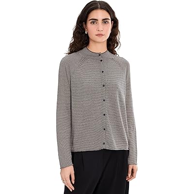 Eileen Fisher Organic Linen Cotton Cardigan ink