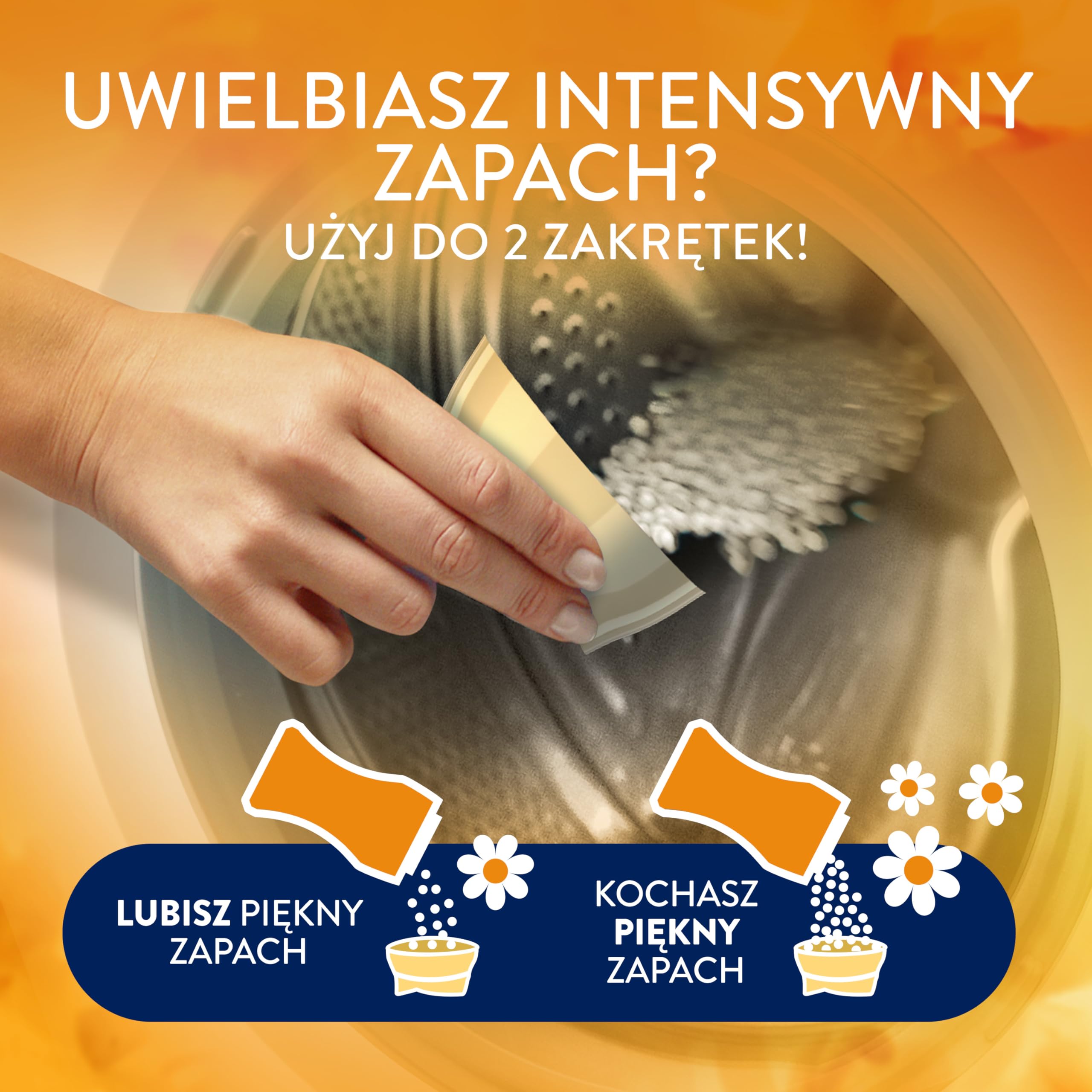 Lenor Perfumowane perełki zapachowe do prania 6x495g, Gold Orchid & Vanilla