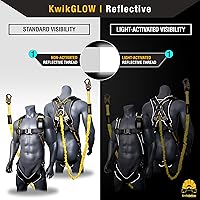 Vista 5 de KwikSafety - SCORPION Safety Harness [w/Attached 6ft Lanyard] Safety Harness Fall Protection Kit ANSI OSHA