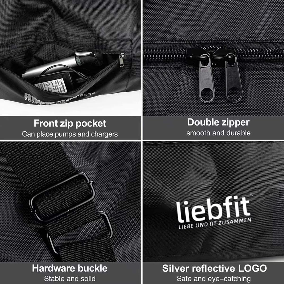 Borsa da trasporto per scooter elettrico Borsa pieghevole Borsa da trasporto Borsa protettiva Custodia per borsa da viaggio universale per scooter elettrico Xiaomi Segway Ninebot Viron NIU So