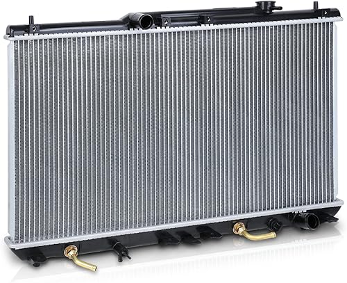 Miniatura 1 de M-AUTO Radiador de aluminio estilo OE compatible con Toyota Solara Camry 1999 2000 2001 2.2L transmisión automática de entrada de 1-1/4 pulgadas,