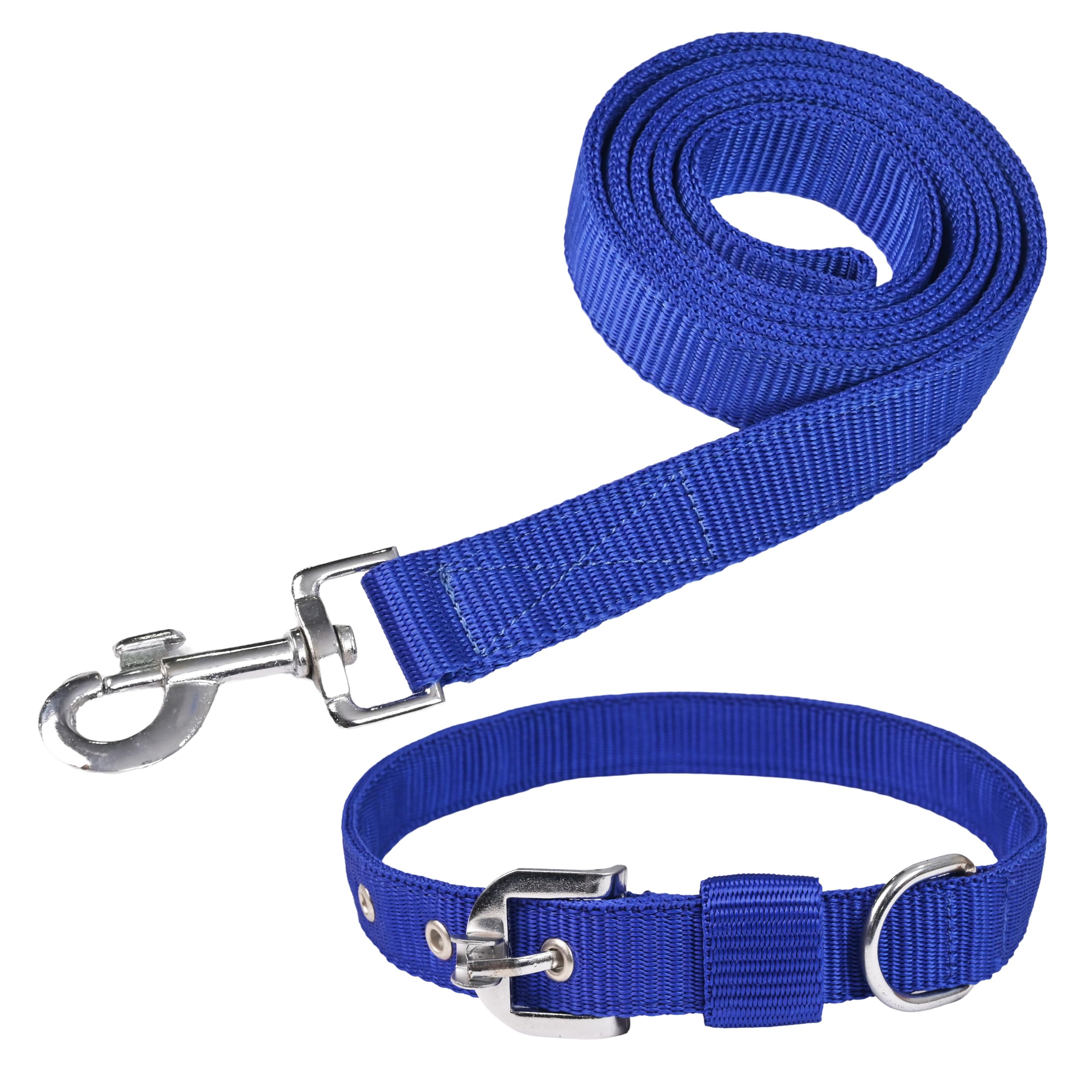 DOGSOLS Dog Leash for Large, Medium, Small Dogs | Dog Leather Leash for Puppies with 1m Long & 1in Thick Nylon Dog Rope for Pets | Dog Leash, Anti Slip, Comfy Secure Fit (Blue) (B0DC6Z66V7) Amazon Price History, Amazon Price Tracker
